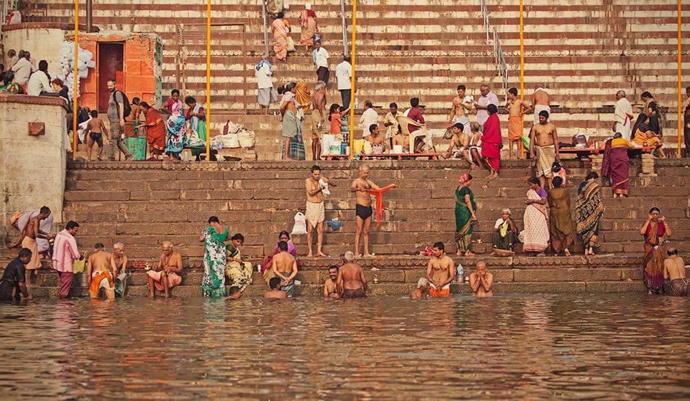 Ganga Paying Guest House Varanasi Exteriör bild