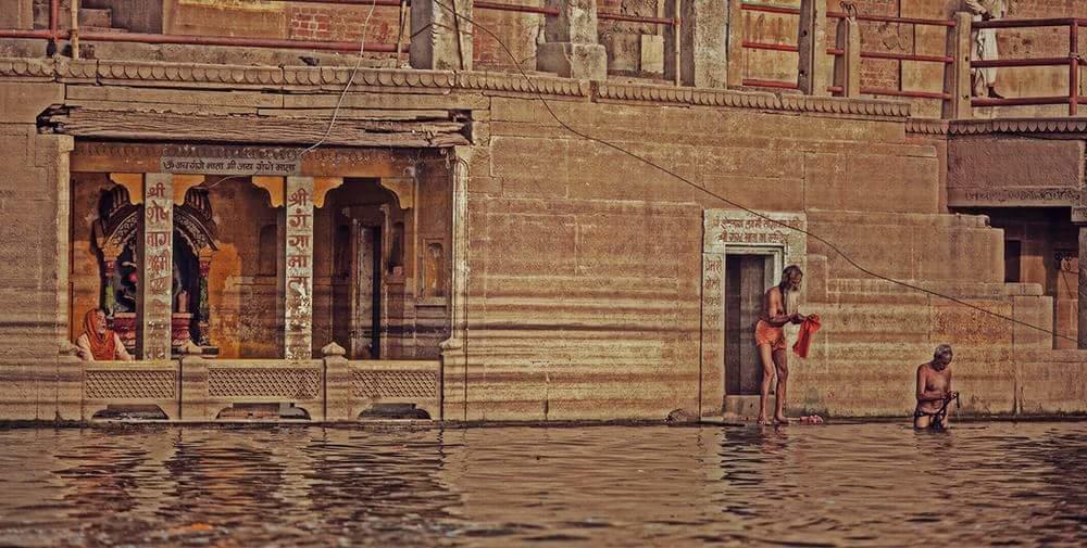 Ganga Paying Guest House Varanasi Exteriör bild